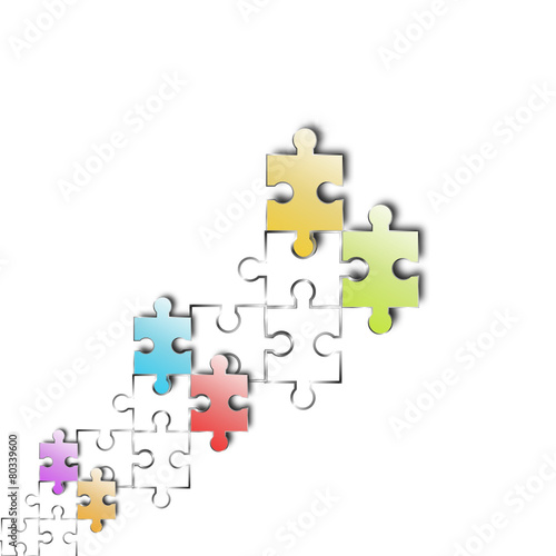 puzzle hintergrund bunt
