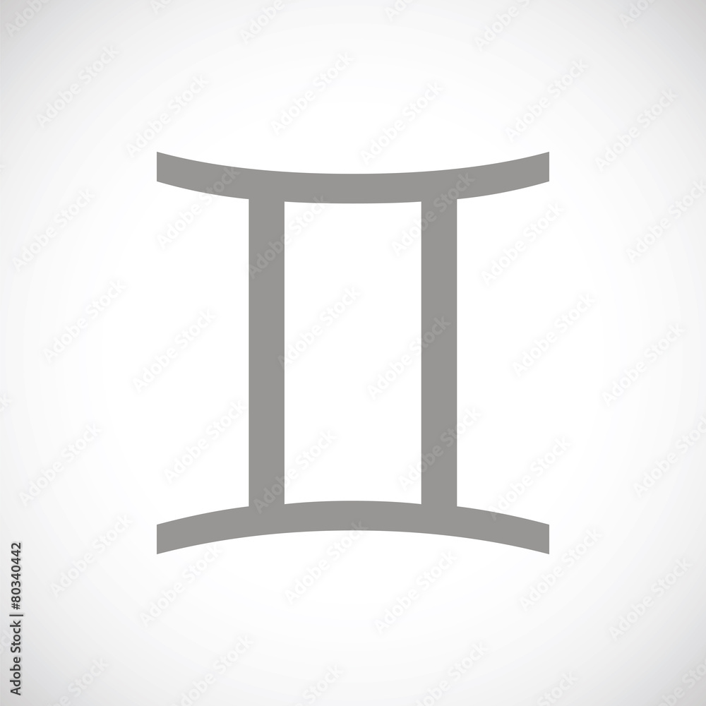 Gemini black icon Gemini black icon