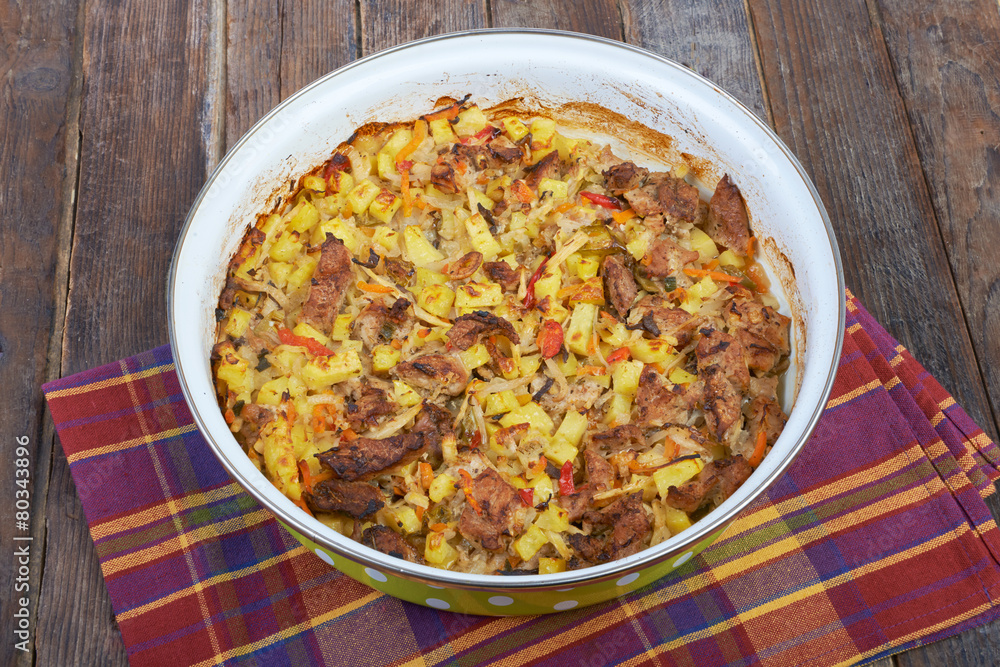 Meat stew with vegetables Meat stew with vegetables