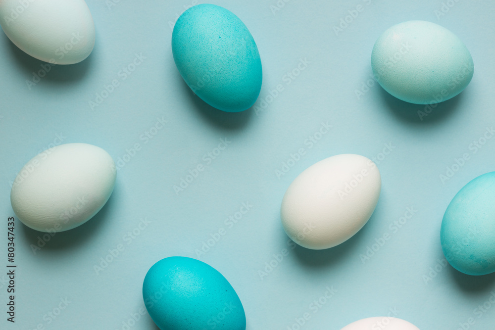 Dyed Easter eggs Dyed Easter eggs