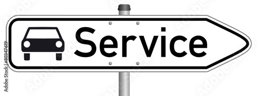Service Schild  #150323-07