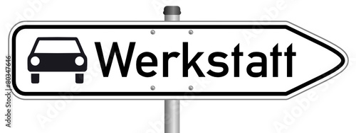Werkstatt  Schild  #150323-13