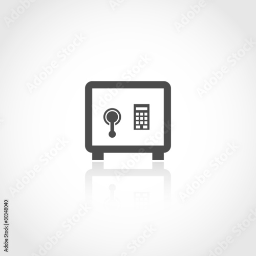 Safe deposit vector icon