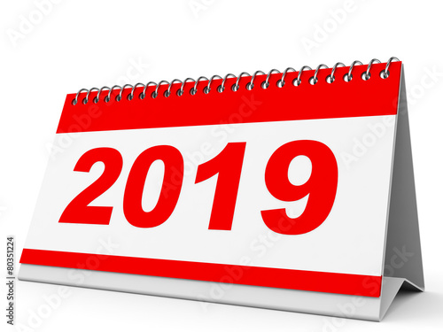 Calendar 2019.