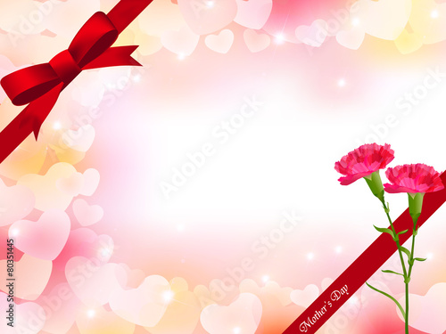 カーネーション　母の日　背景