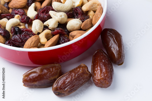 Mixture of Nuts and Dry Fruits
