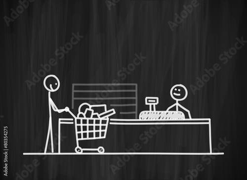 tafel mk supermarktkasse I