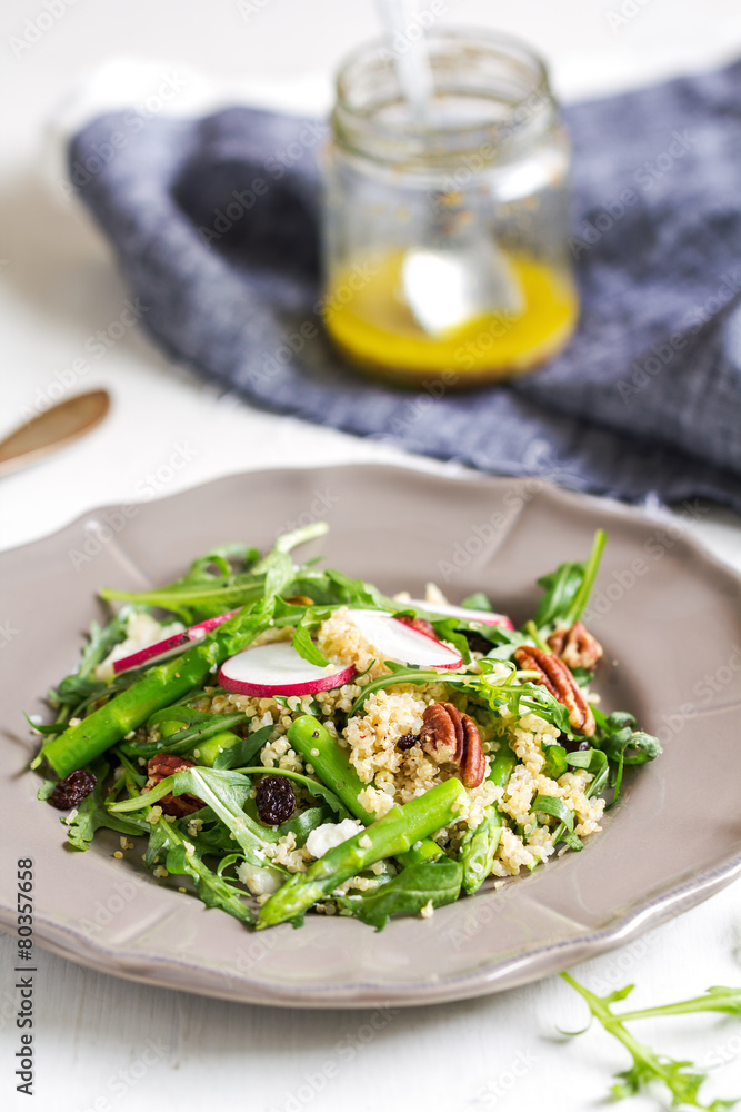 Ouinoa with Asparagus and Feta salad Ouinoa with Asparagus and Feta salad