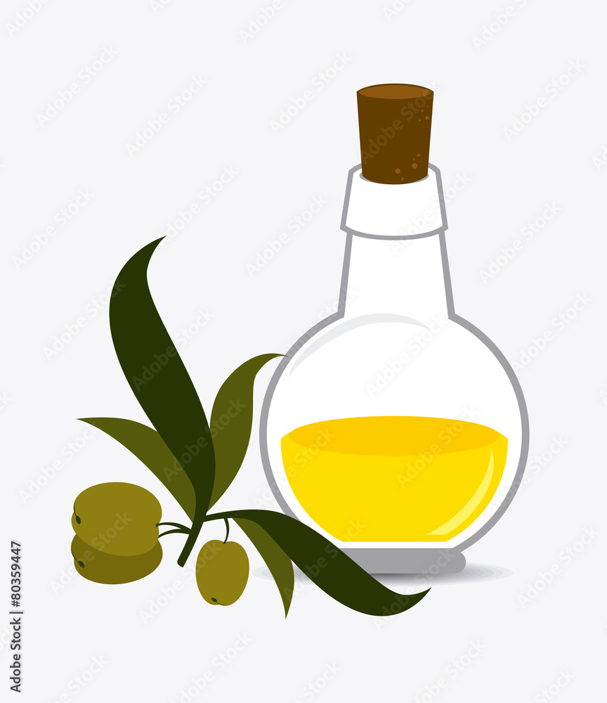 Olive oil design.