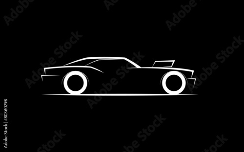 simple powerful car with a supercharger