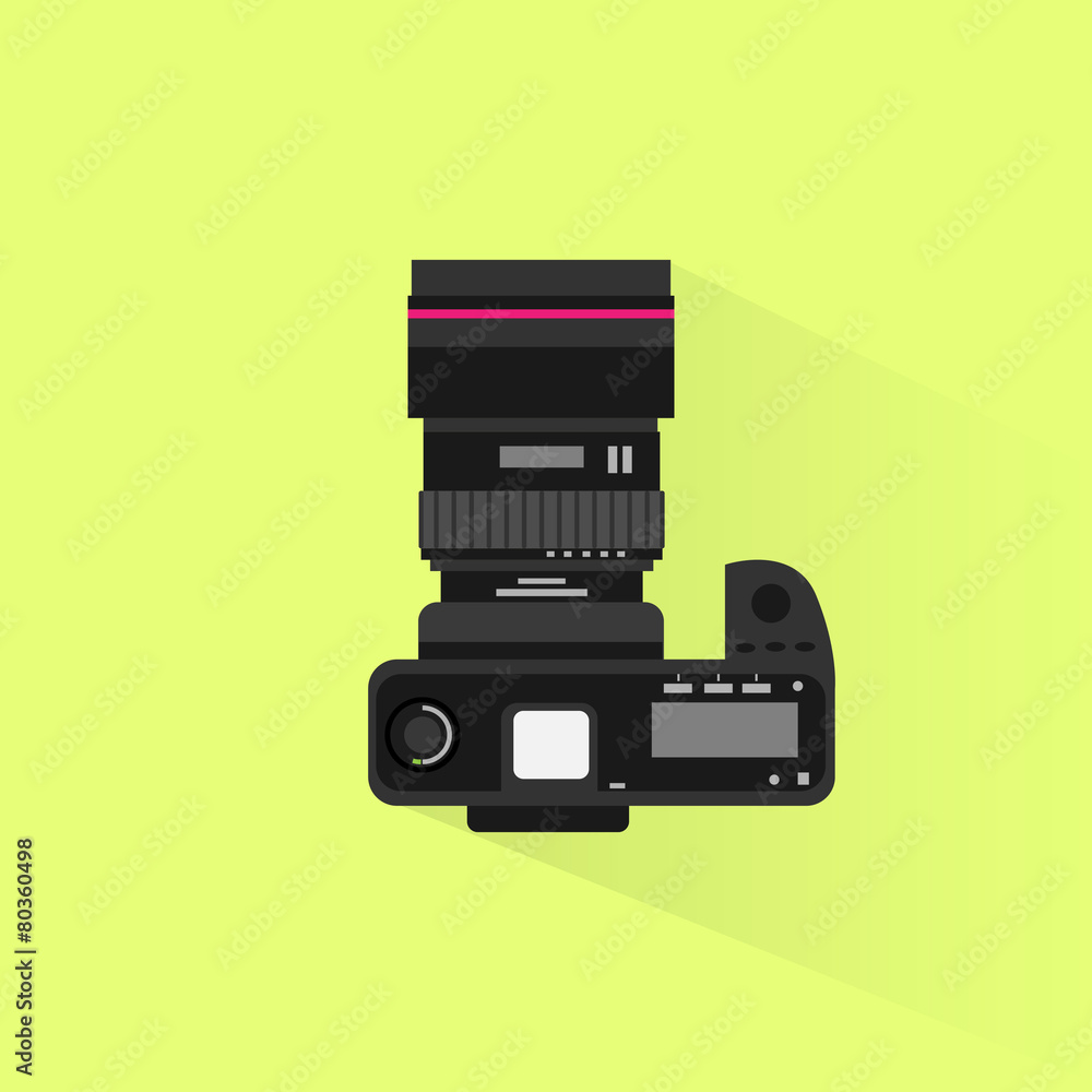 photo camera top view icon flat design vector photo camera top view icon flat design vector