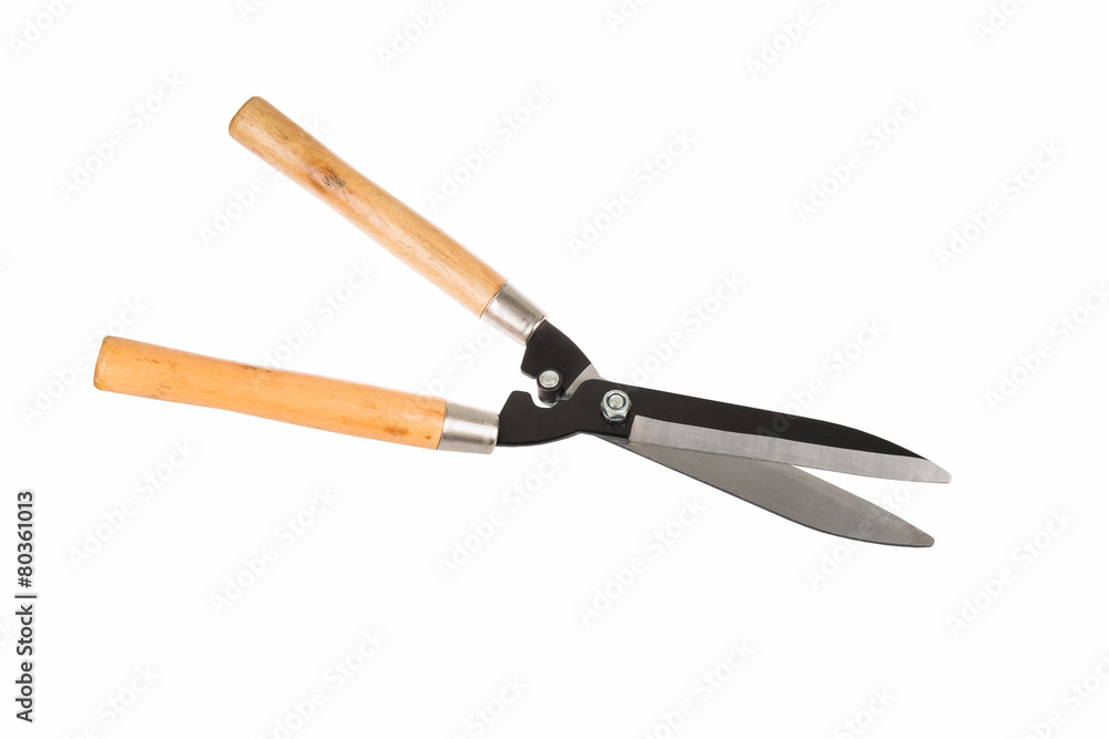 a pair of garden shears a pair of garden shears