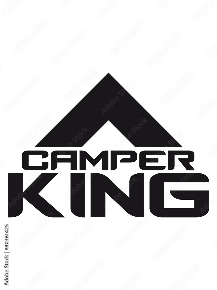 Camper Tent King Logo