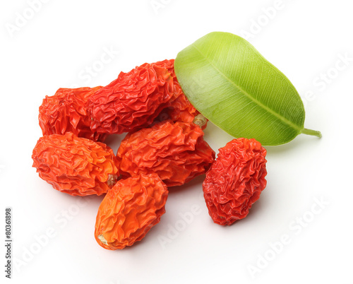 Goji berry isolated photo