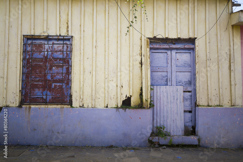 Old house in Ataco, El Salvador photo