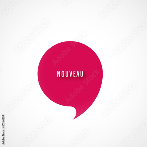 étiquette nouveau