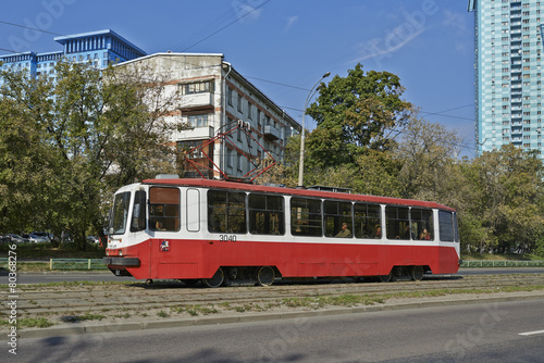 tram in moscow