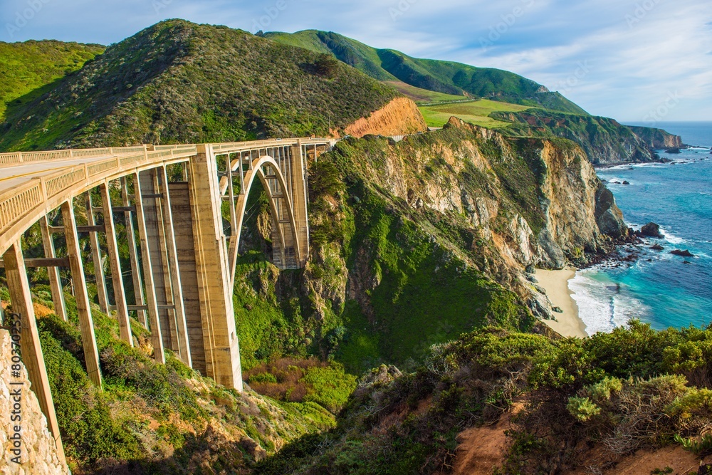 Bixby Creek Bridge foto de Stock Adobe Stock