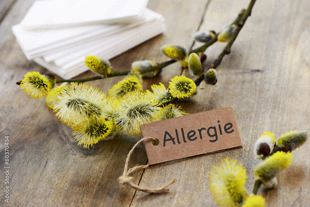 Naklejka premium Allergie