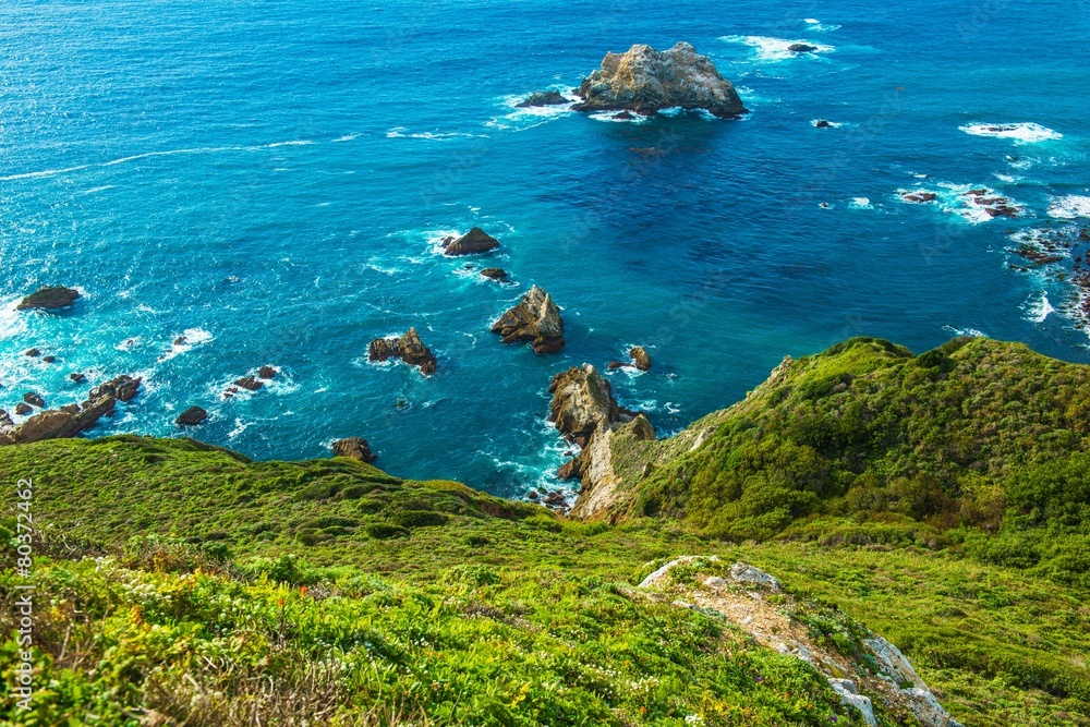 Ocean Shore Coastal California
