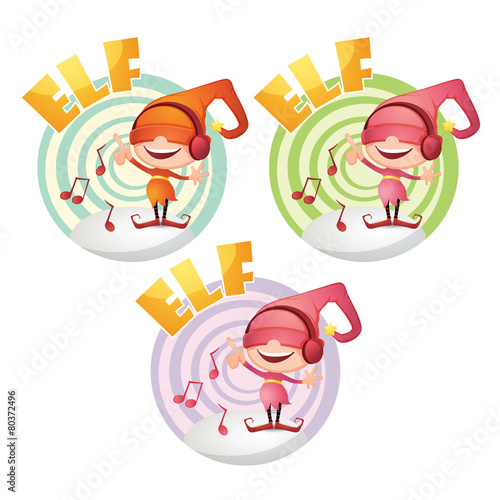 Сartoon elf character