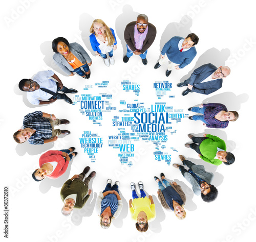 Social Media Internet Connection Global Communications Concept