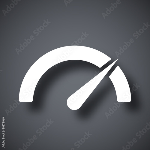 Vector performance measurement icon