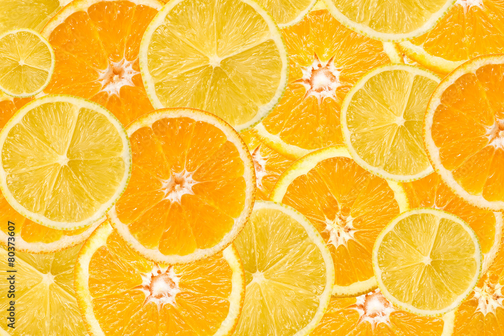 Orange And Lemon Slice Abstract Seamless Pattern Orange And Lemon Slice Abstract Seamless Pattern