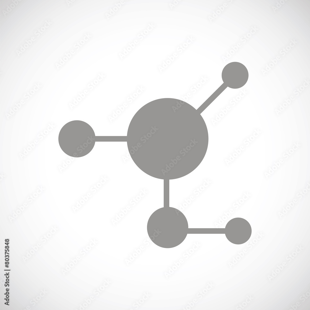 Atom black icon Atom black icon