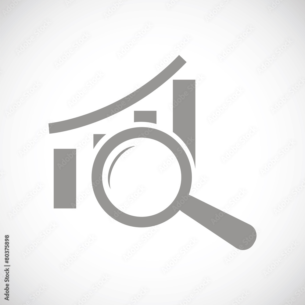 Graph scan black icon Graph scan black icon