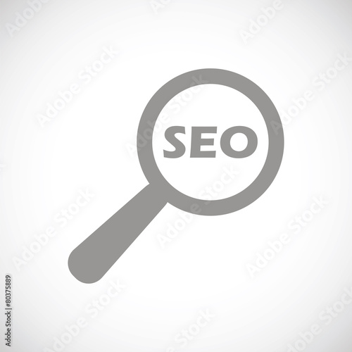 Seo search black icon