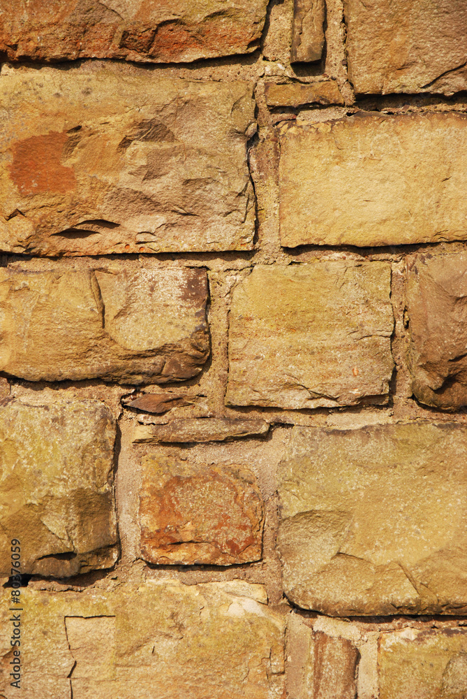 Fototapeta premium Gelbe Mauer