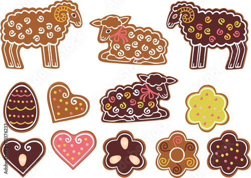 Easter gingerbread