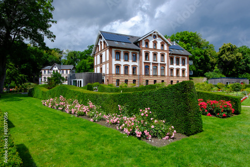 Schaugarten und Hotel am Tiefwarensee in Waren, Müritz, Mecklen photo