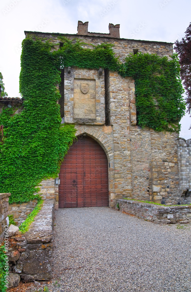 Castle of Riva. Ponte dell'Olio. Emilia-Romagna. Italy.