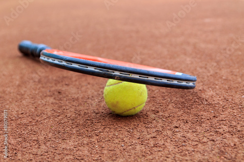 Tennis ball and racket © rolandbarat