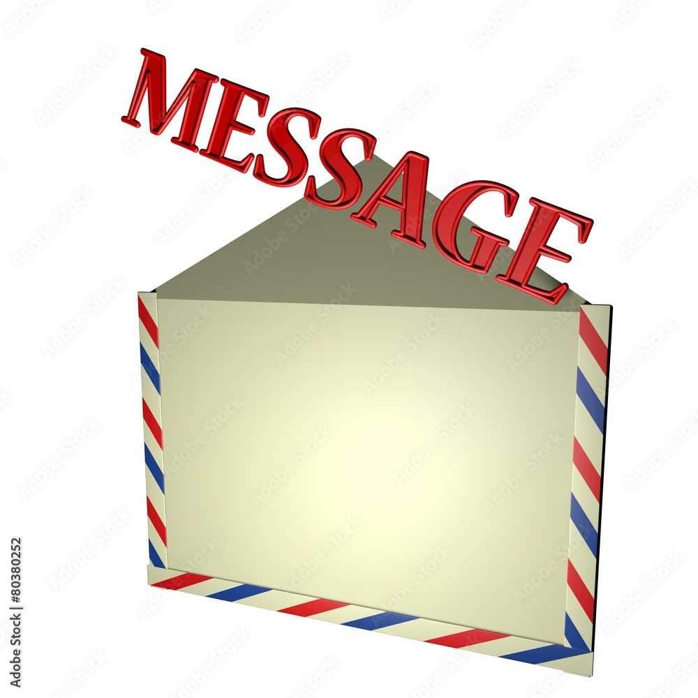 Fototapeta premium Message