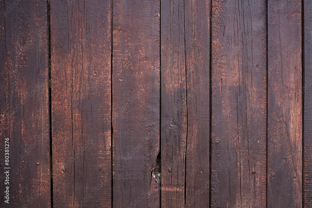 Fototapeta premium Brown real wood texture background