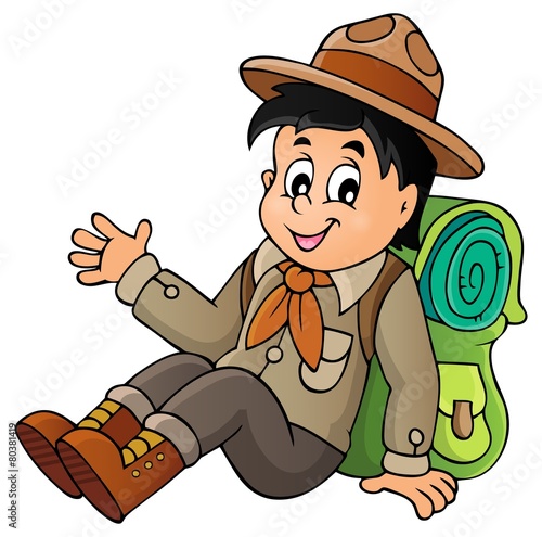 Scout boy theme image 1