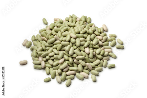 Heap of french flageolets beans photo