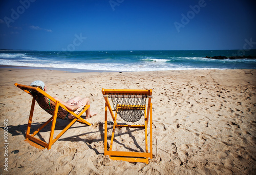 Beach chairs