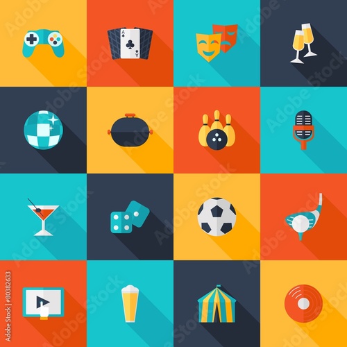 Entertaining Icons Set
