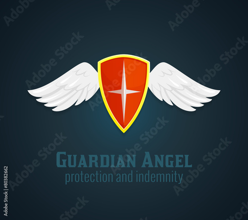 Shield And Wings Icon