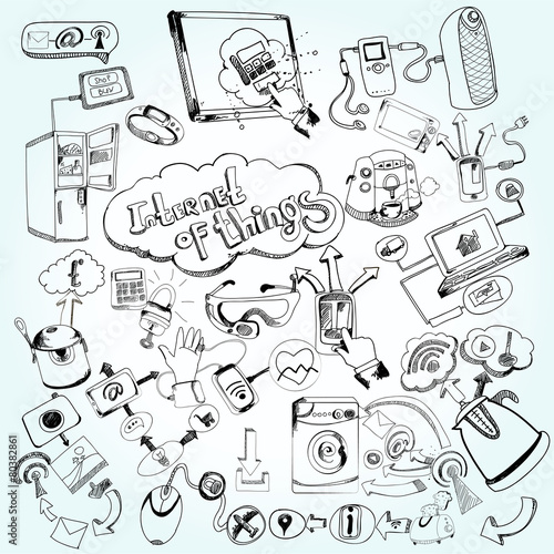 Internet Of Things Doodles