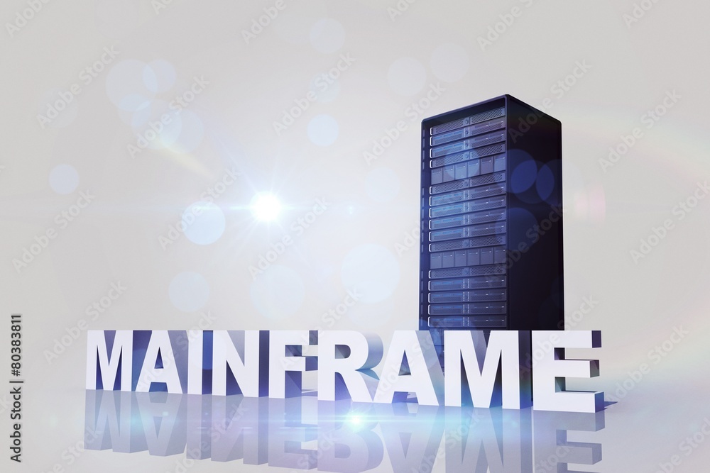 Fotografia Composite image of mainframe