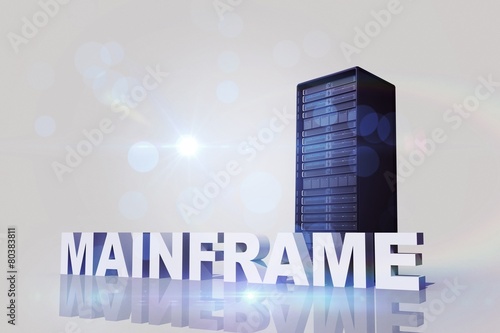 Tableau sur toile Composite image of mainframe