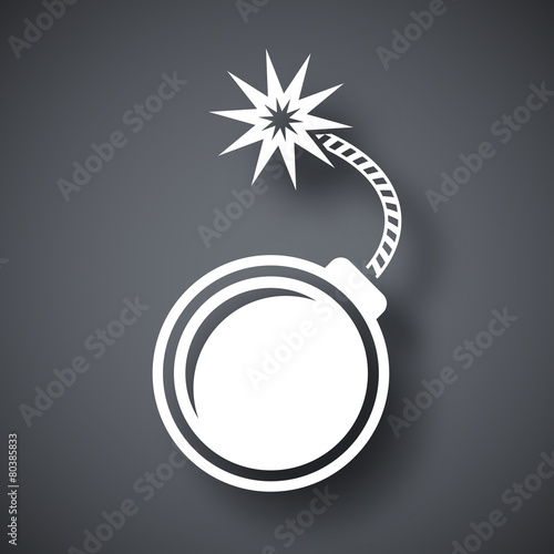 Vector bomb icon