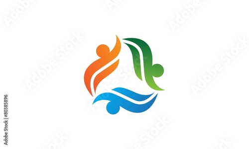 Abstract People Logo