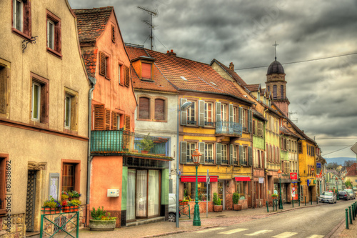 Buildings in Wasselonne - Bas-Rhin, Alsace, France