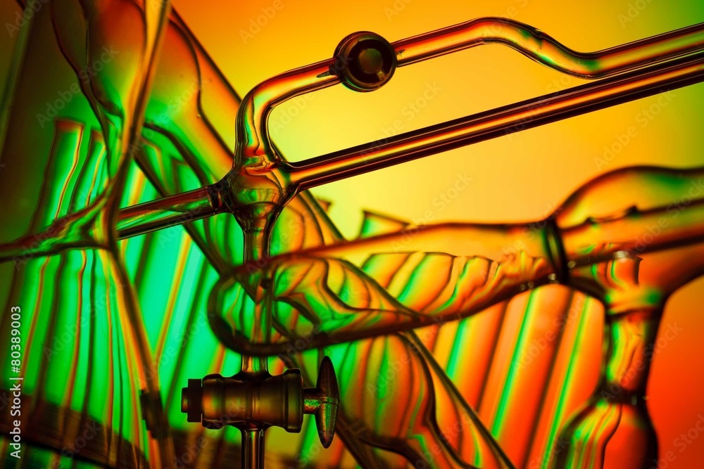 Scientific background. Chemical glassware Scientific background. Chemical glassware